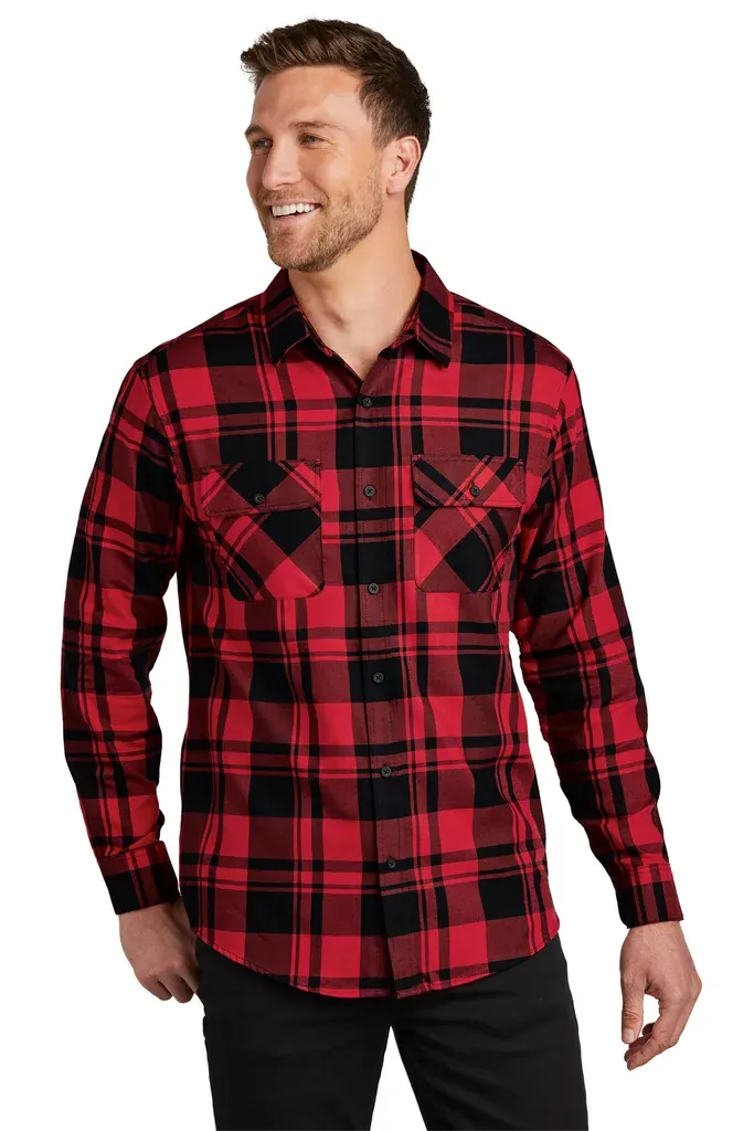 Port Authority® Plaid Flannel Shirt. W668 - additional view 4