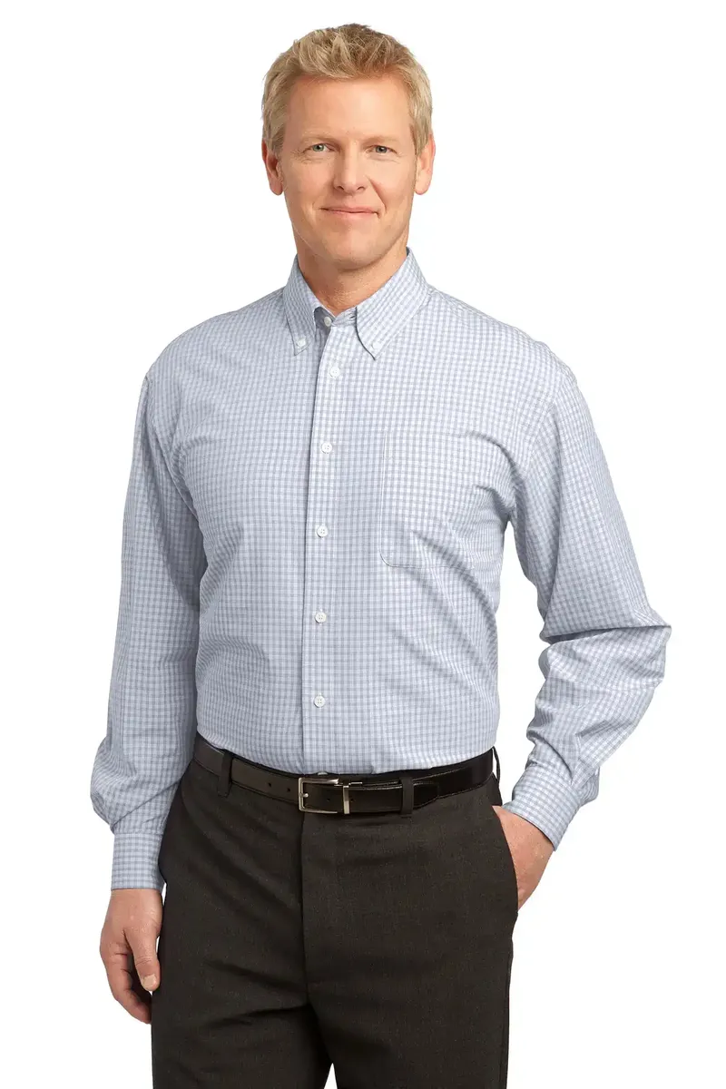 Port Authority® Plaid Pattern Easy Care Shirt. S639 - additional view 2