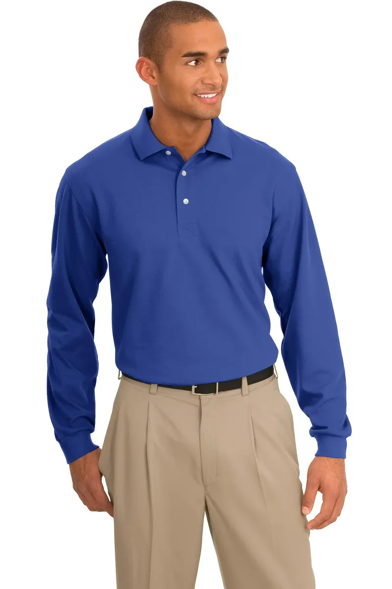Port Authority® Rapid Dry Long Sleeve Polo.  K455LS