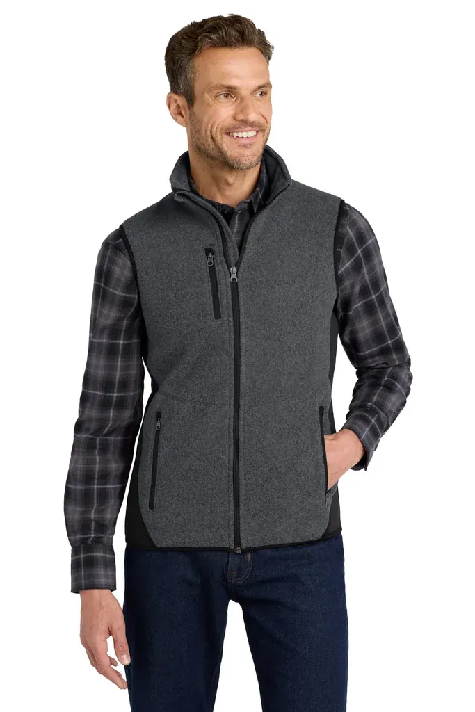 Port Authority® R-Tek® Pro Fleece Full-Zip Vest. F228 - additional view 2