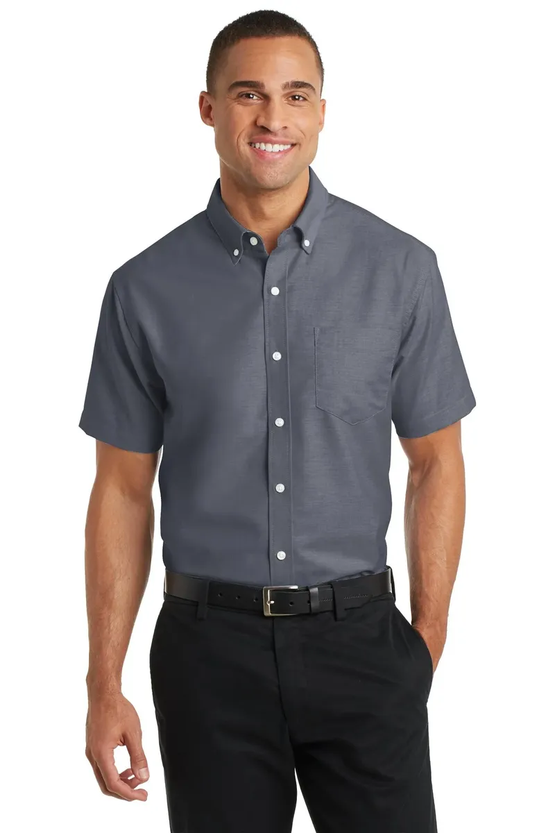 Port Authority® Short Sleeve SuperPro Oxford Shirt. S659 - additional view 1