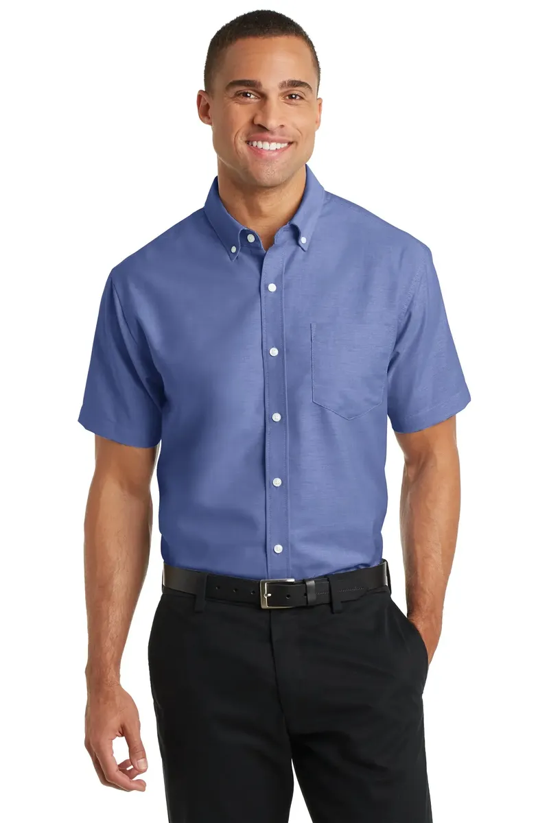 Port Authority® Short Sleeve SuperPro Oxford Shirt. S659 - additional view 2
