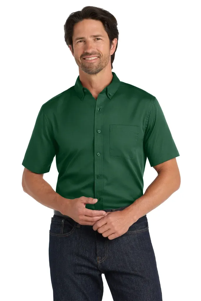 Port Authority® Short Sleeve SuperPro React Twill Shirt. W809 - additional view 4
