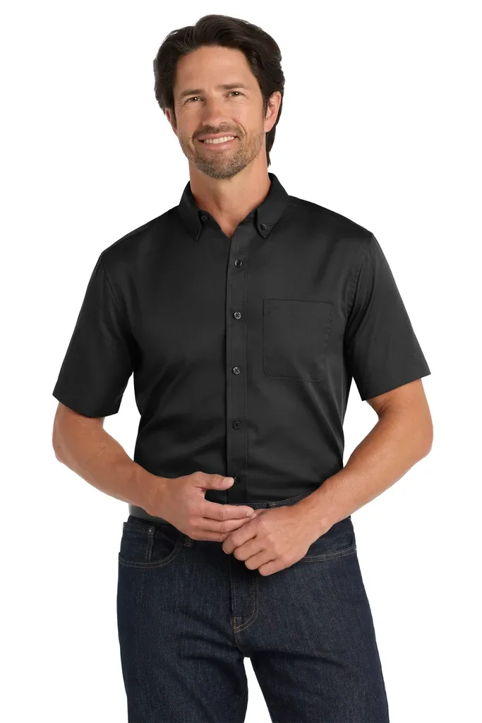 Port Authority® Short Sleeve SuperPro React Twill Shirt. W809 - additional view 16
