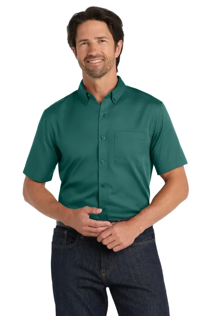 Port Authority® Short Sleeve SuperPro React Twill Shirt. W809 - additional view 12