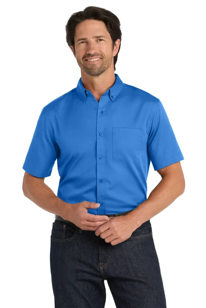 Port Authority® Short Sleeve SuperPro React Twill Shirt. W809 - additional view 10