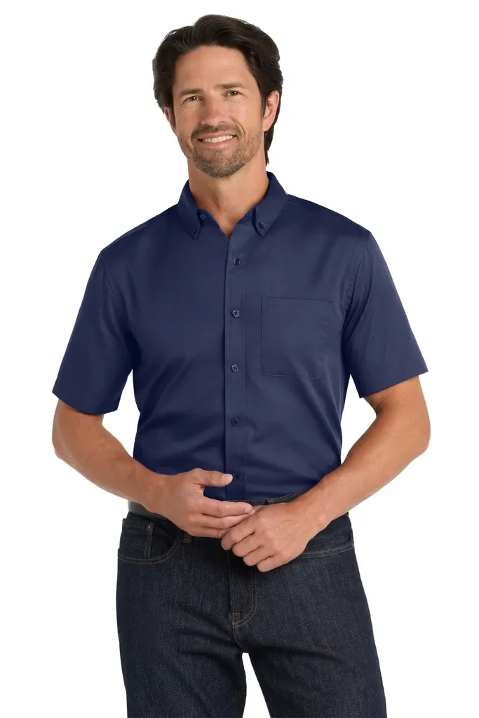 Port Authority® Short Sleeve SuperPro React Twill Shirt. W809 - additional view 14