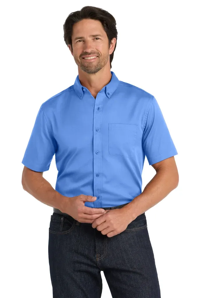 Port Authority® Short Sleeve SuperPro React Twill Shirt. W809 - additional view 13