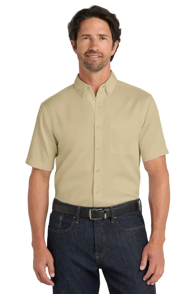 Port Authority® Short Sleeve SuperPro React Twill Shirt. W809 - additional view 6