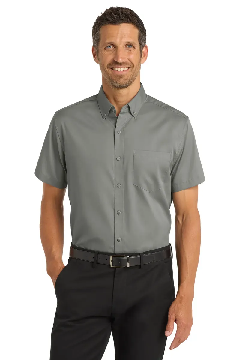 Port Authority® Short Sleeve SuperPro Twill Shirt. S664 - additional view 1
