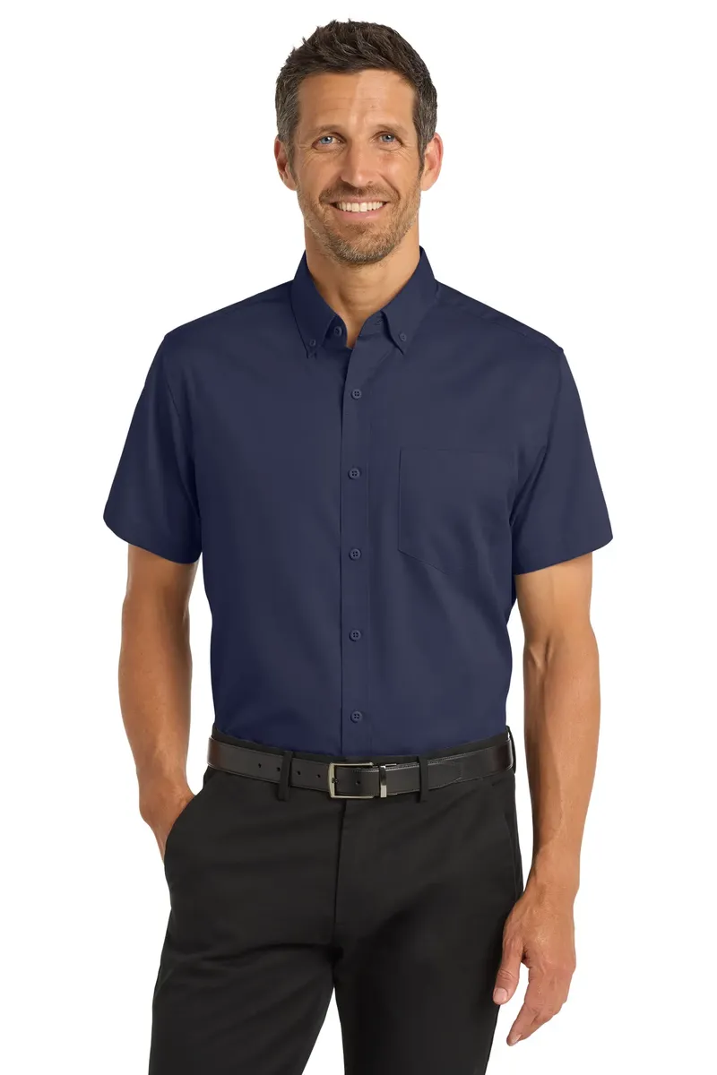 Port Authority® Short Sleeve SuperPro Twill Shirt. S664 - additional view 3