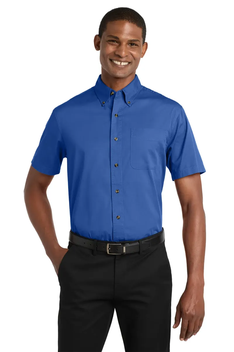 Port Authority® Short Sleeve Twill Shirt. S500T - additional view 5