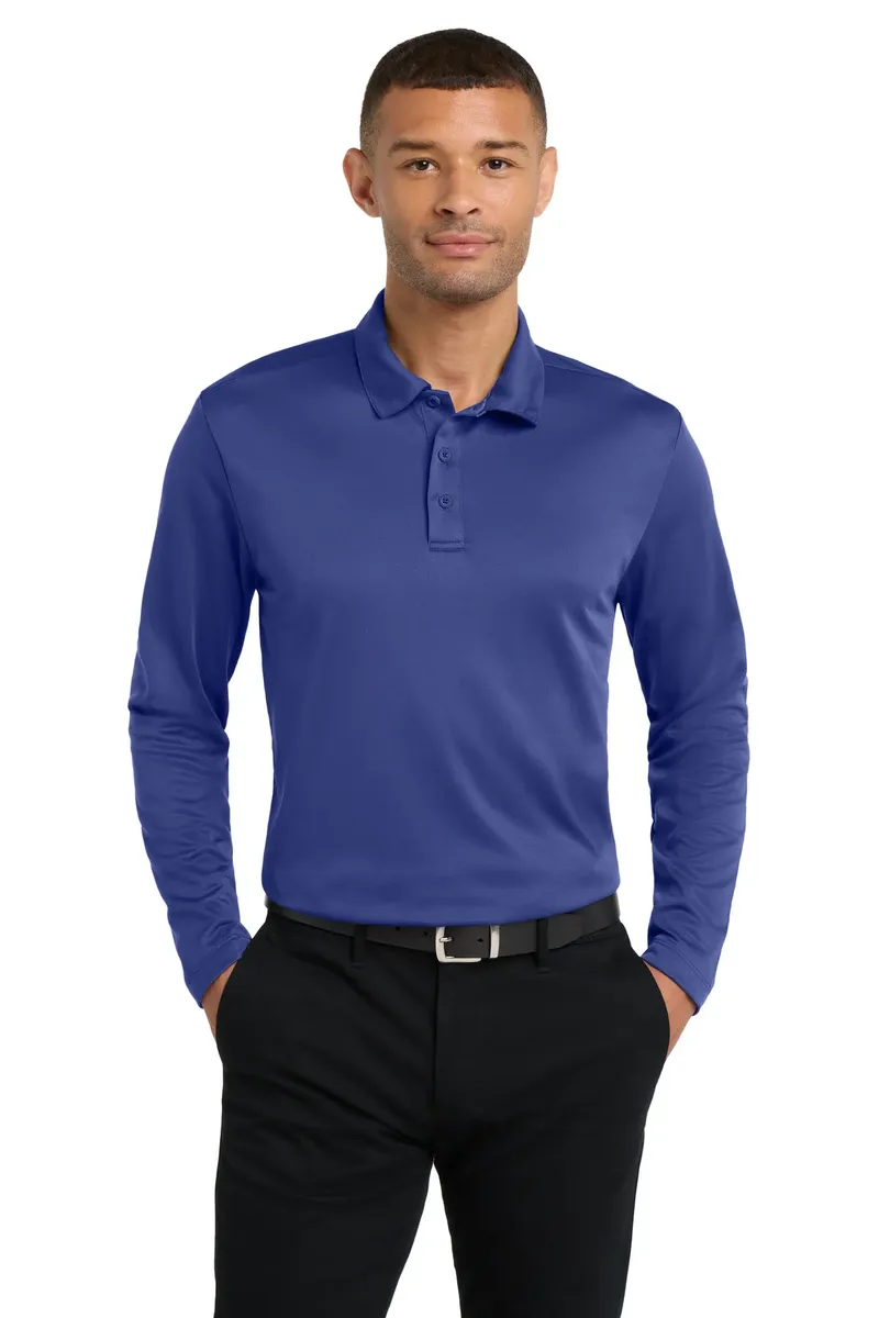 Port Authority® Silk Touch Performance Long Sleeve Polo. K540LS - additional view 7