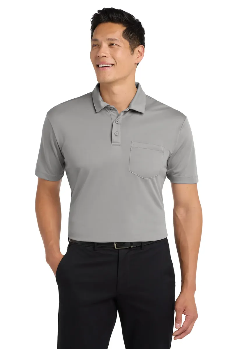 Port Authority® Silk Touch Performance Pocket Polo. K540P - additional view 1