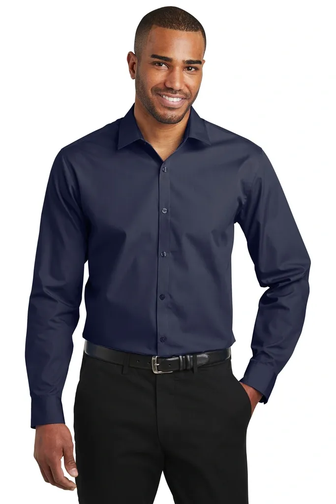 Port Authority ® Slim Fit Carefree Poplin Shirt. W103 - additional view 2
