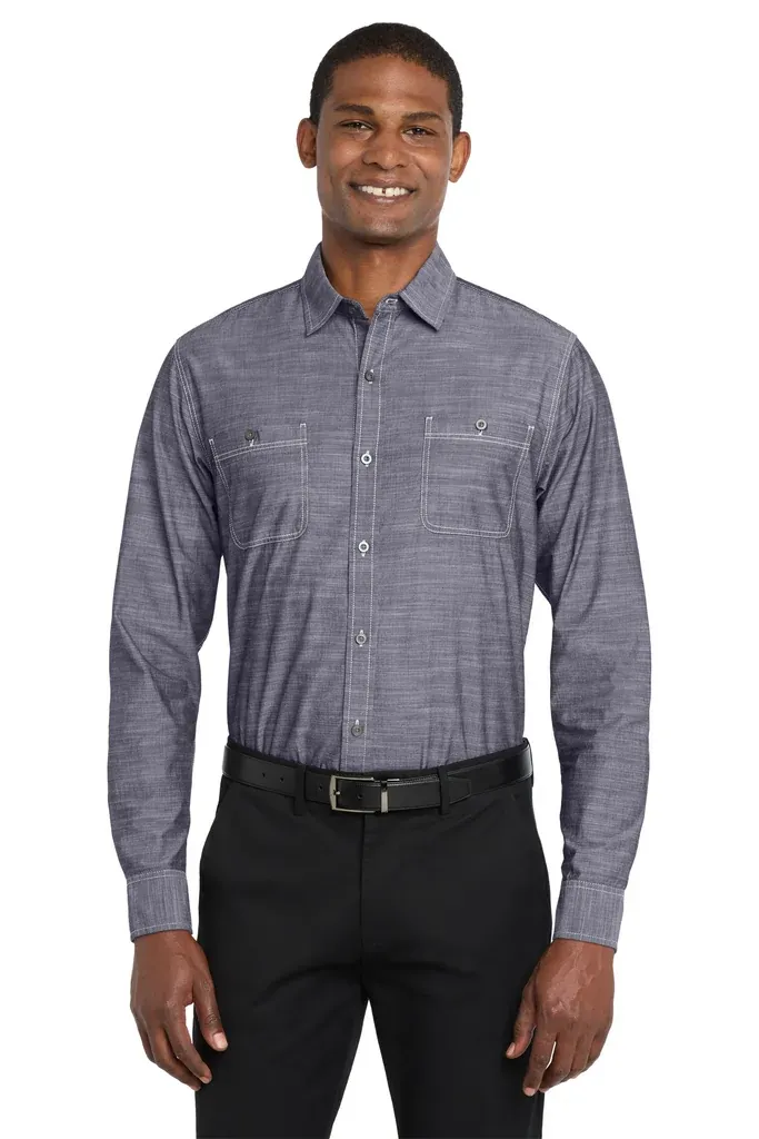 Port Authority® Slub Chambray Shirt. W380