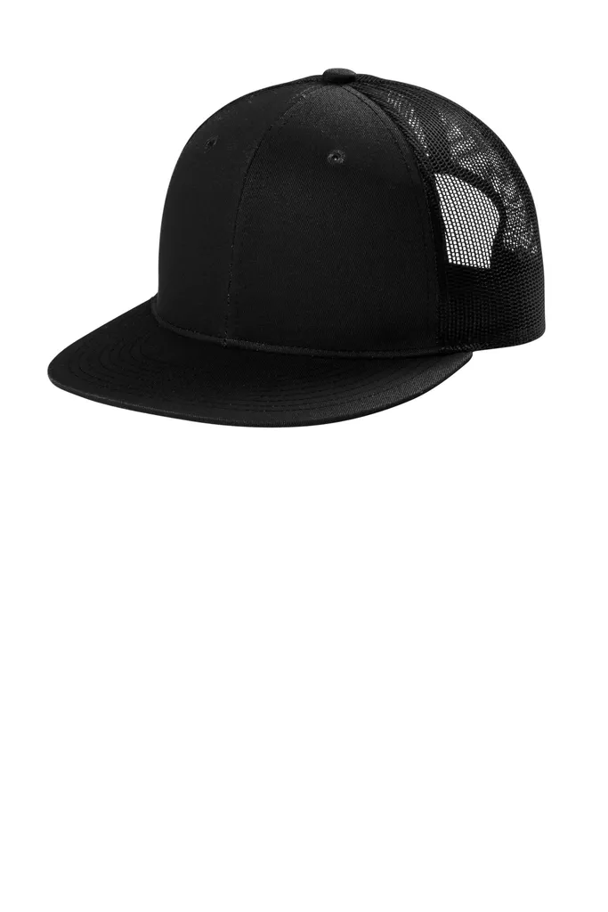Port Authority® Snapback Flat Bill Trucker Cap C117 - additional view 3