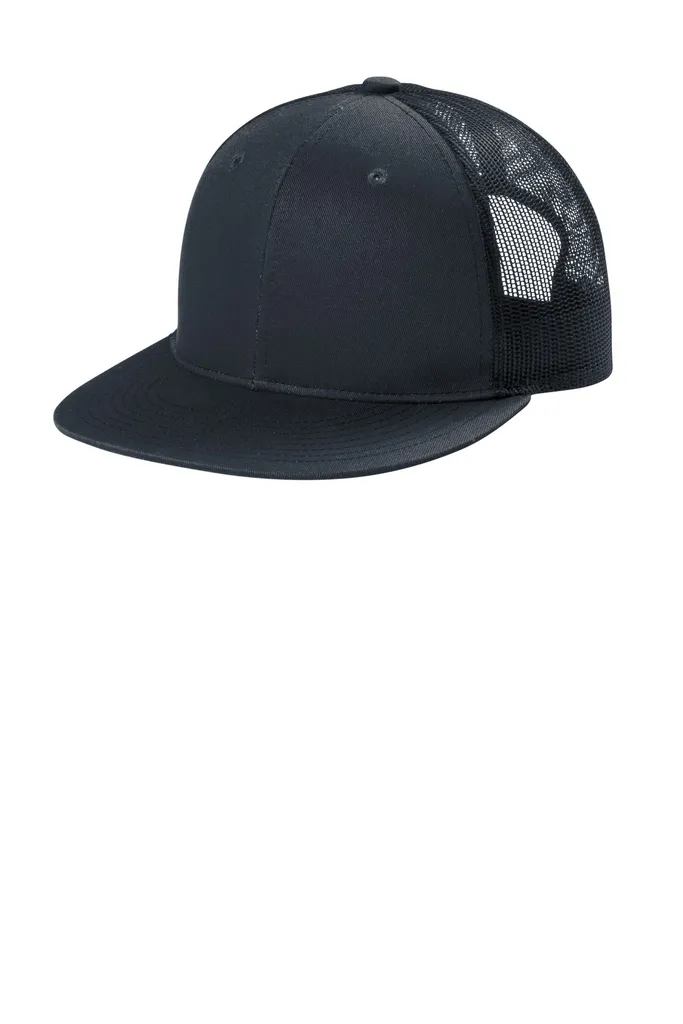 Port Authority® Snapback Flat Bill Trucker Cap C117 - additional view 1
