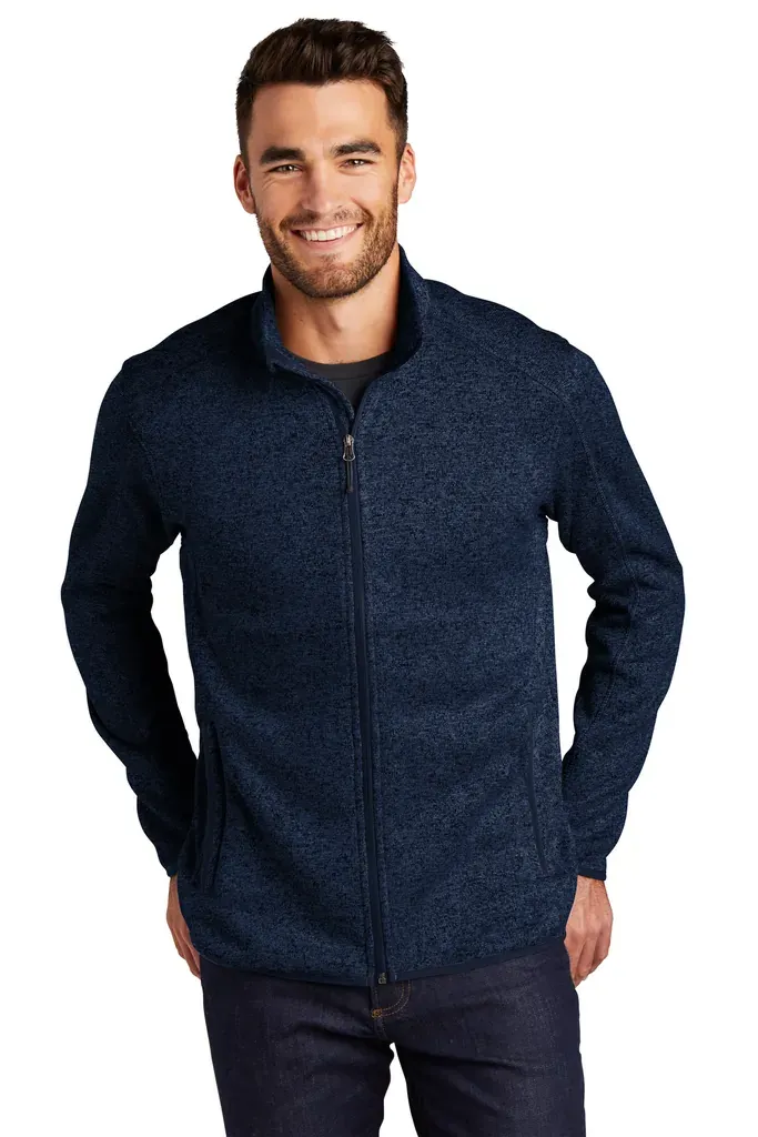 Port Authority® Sweater Fleece Jacket. F232 - additional view 2