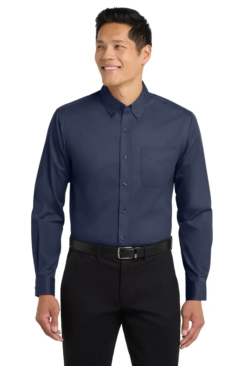 Port Authority® Tall Long Sleeve Easy Care Shirt.  TLS608 - additional view 6