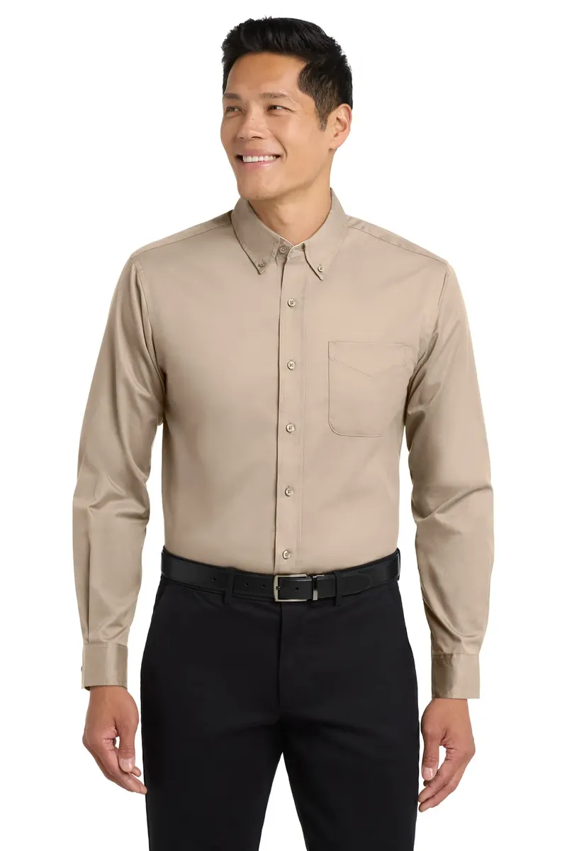 Port Authority® Tall Long Sleeve Easy Care Shirt.  TLS608 - additional view 3