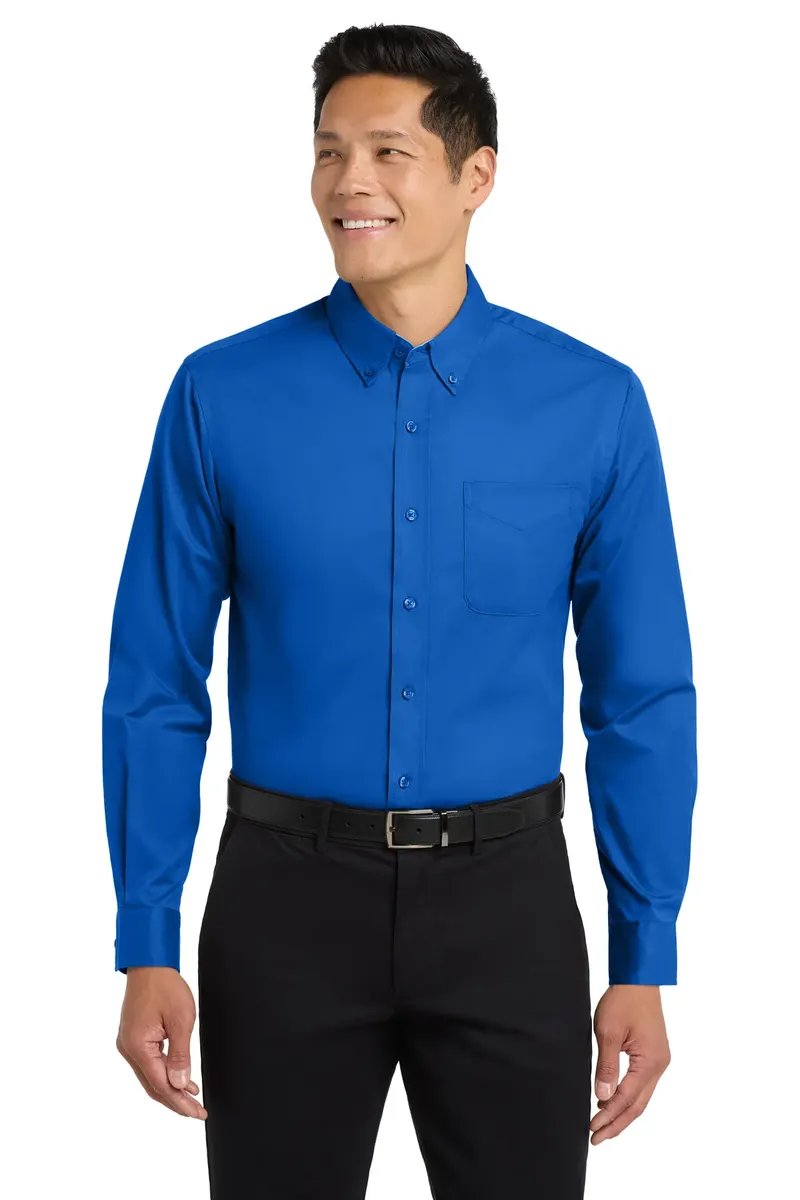 Port Authority® Tall Long Sleeve Easy Care Shirt.  TLS608 - additional view 2