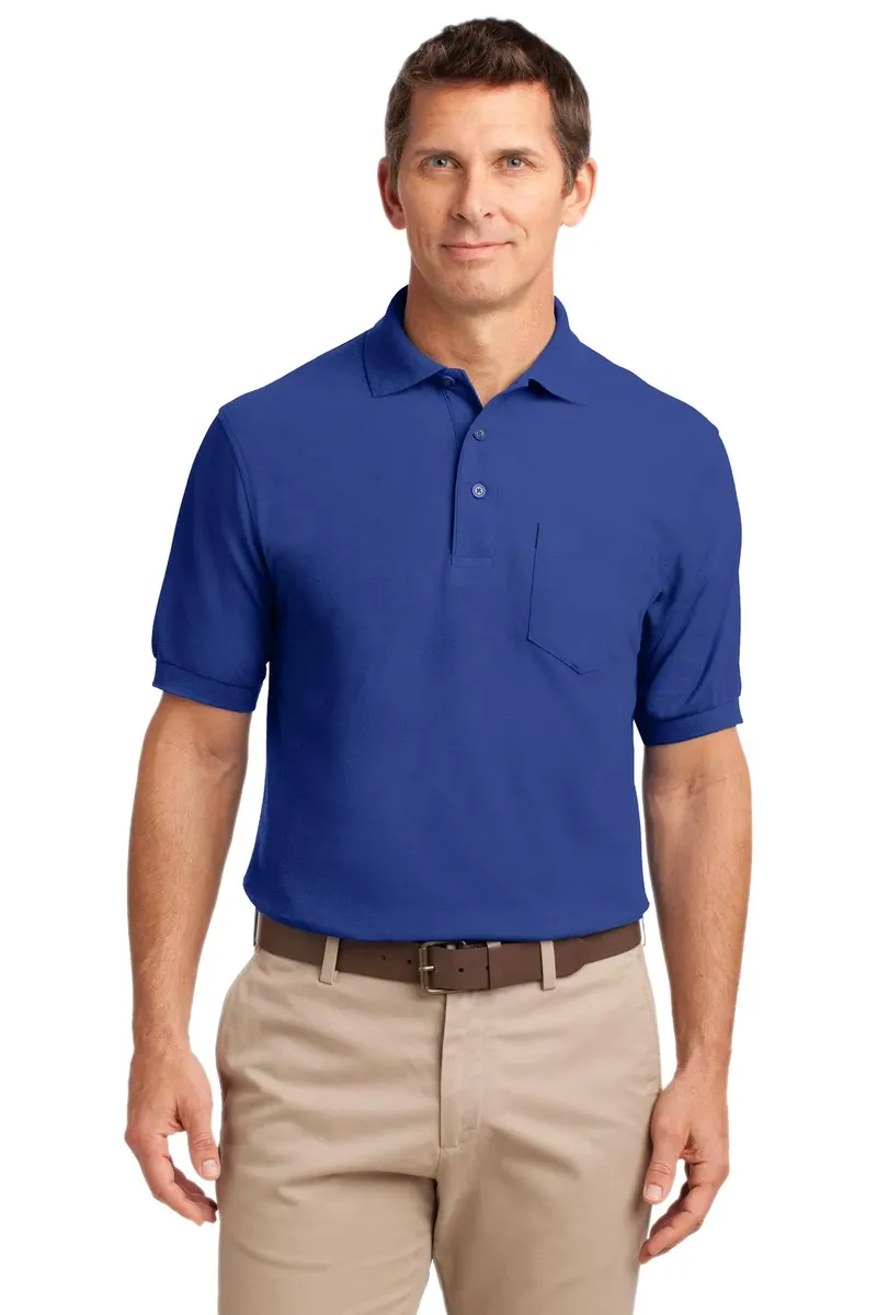 Port Authority® Tall Silk Touch Polo with Pocket. TLK500P