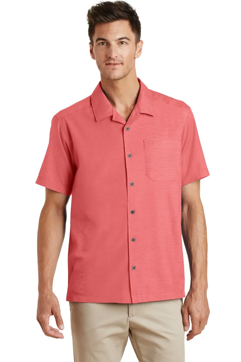 Port Authority® Textured Camp Shirt. S662 - additional view 3