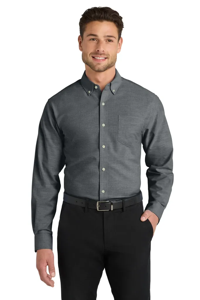 Port Authority ®  Untucked Fit SuperPro  Oxford  S651 - additional view 1