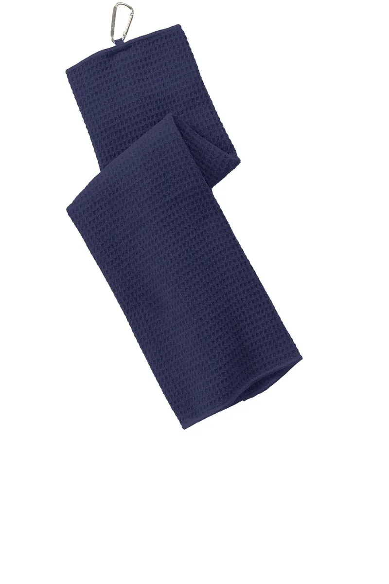 Port Authority® Waffle Microfiber Golf Towel. TW60 - additional view 4