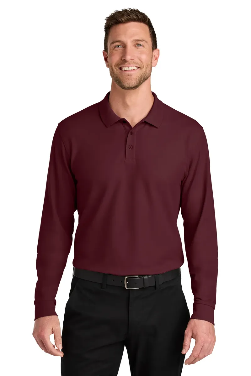 Port Authority® Wearever Signature Pique Long Sleeve Polo K200LS - additional view 9