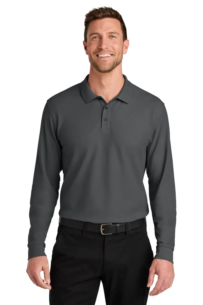 Port Authority® Wearever Signature Pique Long Sleeve Polo K200LS - additional view 8
