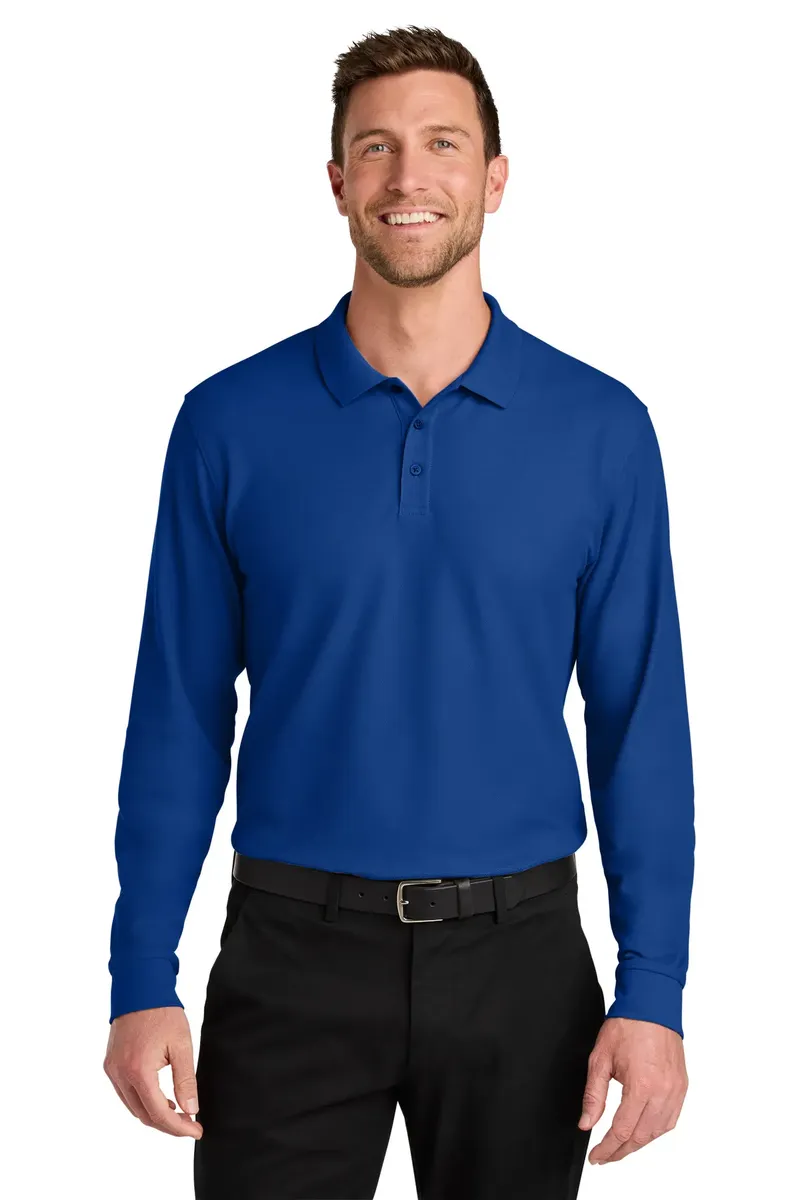 Port Authority® Wearever Signature Pique Long Sleeve Polo K200LS - additional view 4