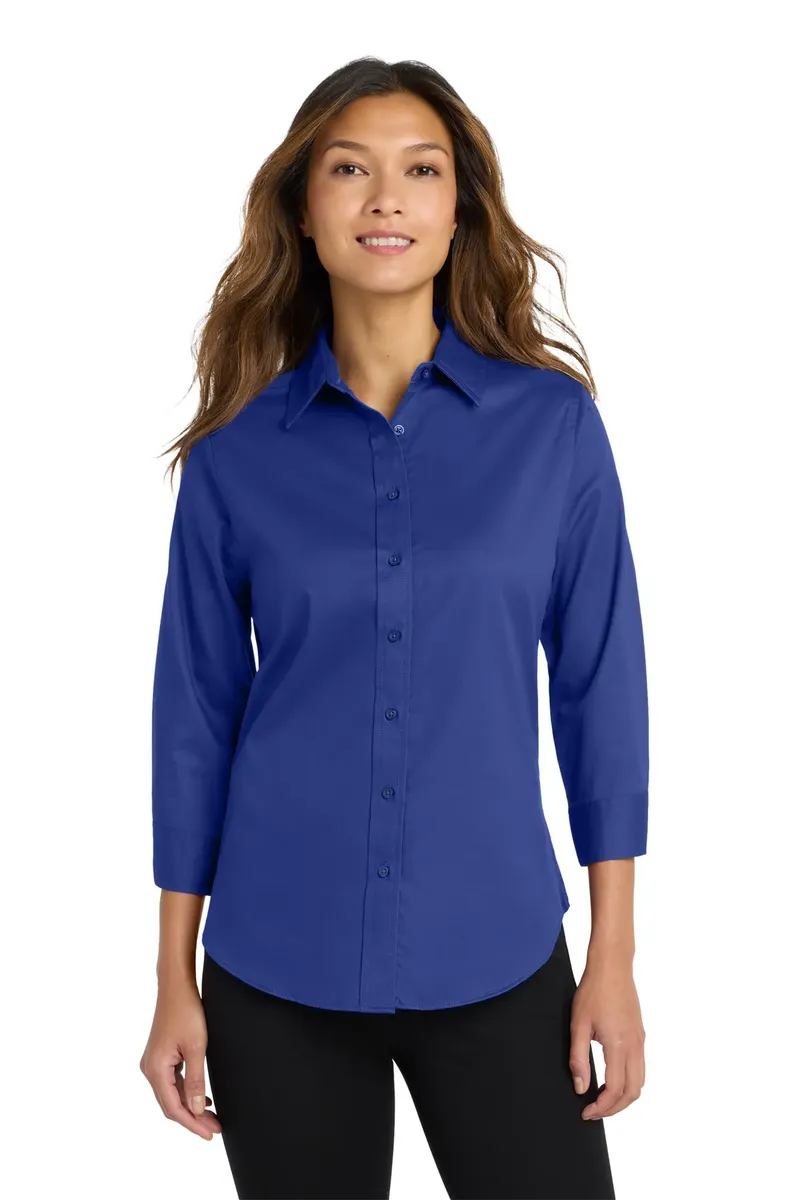 Port Authority® Women's 3/4-Sleeve Easy Care Shirt. L612 - additional view 3