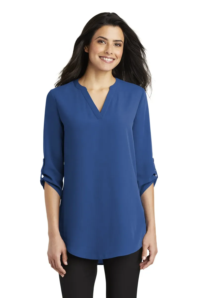 Port Authority® Women's 3/4-Sleeve Tunic Blouse. LW701