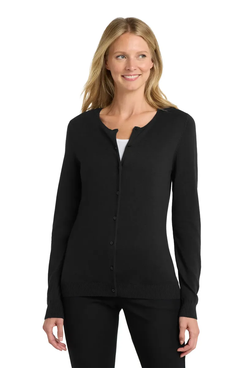 Port Authority® Women's Cardigan Sweater. LSW287 - additional view 2
