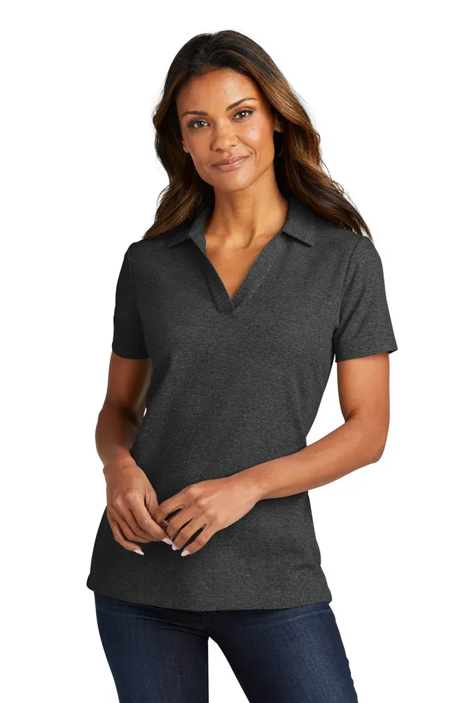 Port Authority® Women's C-FREE® Cotton Blend Pique Polo LK867 - additional view 3