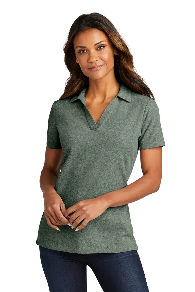 Port Authority® Women's C-FREE® Cotton Blend Pique Polo LK867 - additional view 2