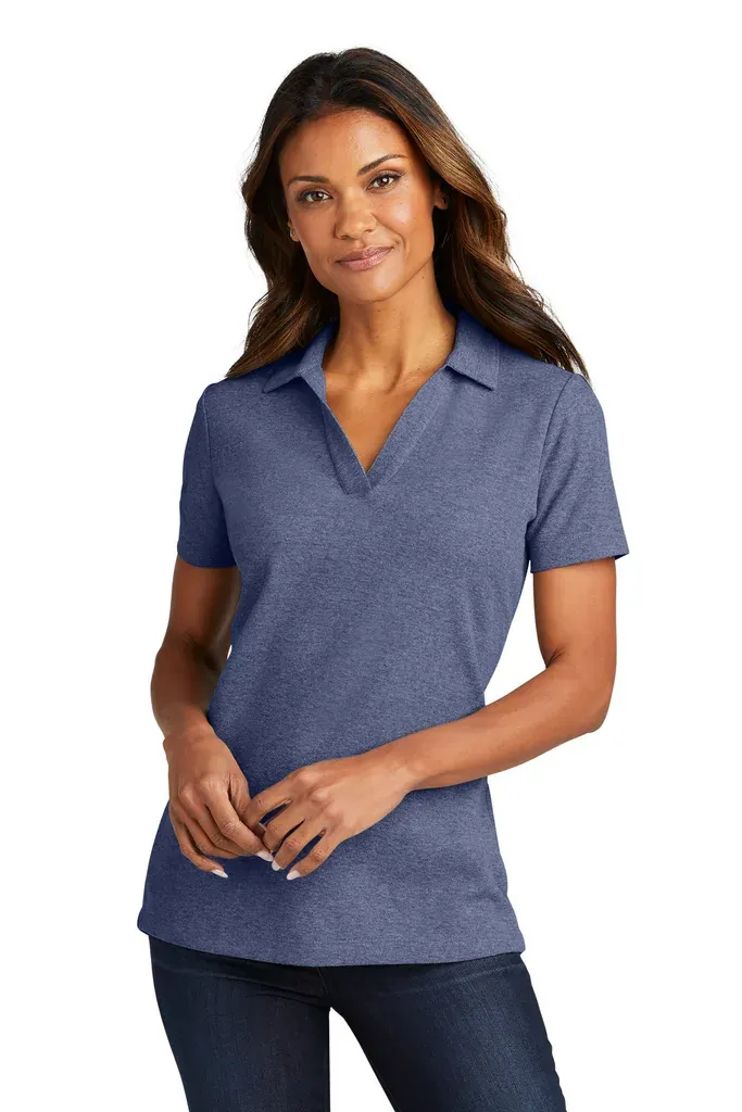 Port Authority® Women's C-FREE® Cotton Blend Pique Polo LK867 - additional view 4