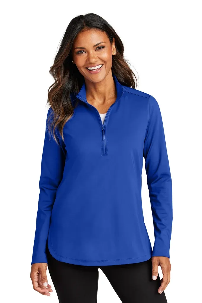 Port Authority® Women's C-FREE® Double Knit 1/4-Zip LK880 - additional view 2
