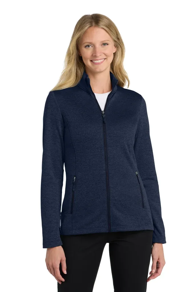 Port Authority ® Women's Collective Striated Fleece Jacket. L905 - additional view 2