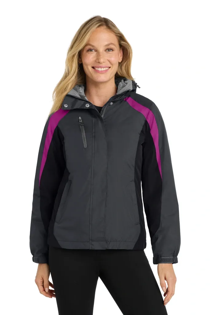 Port Authority® Women's Colorblock 3-in-1 Jacket. L321 - additional view 3