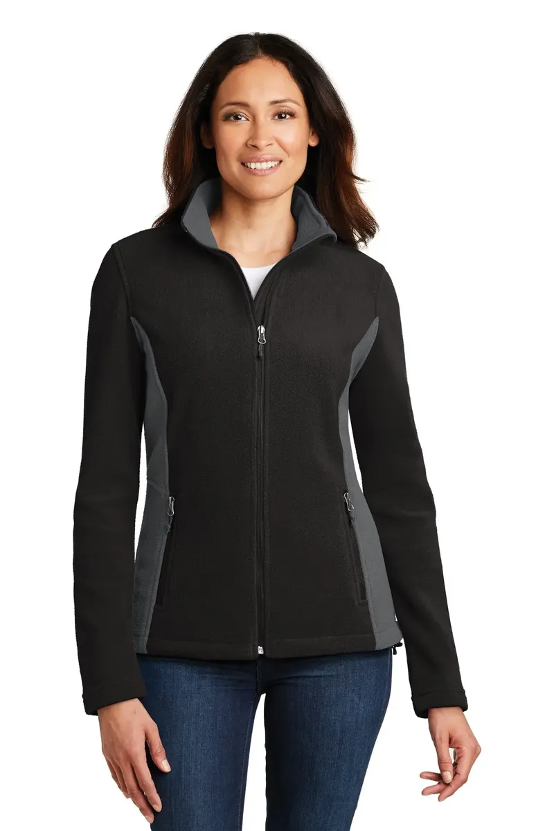 Port Authority® Women's Colorblock Value Fleece Jacket. L216 - additional view 1