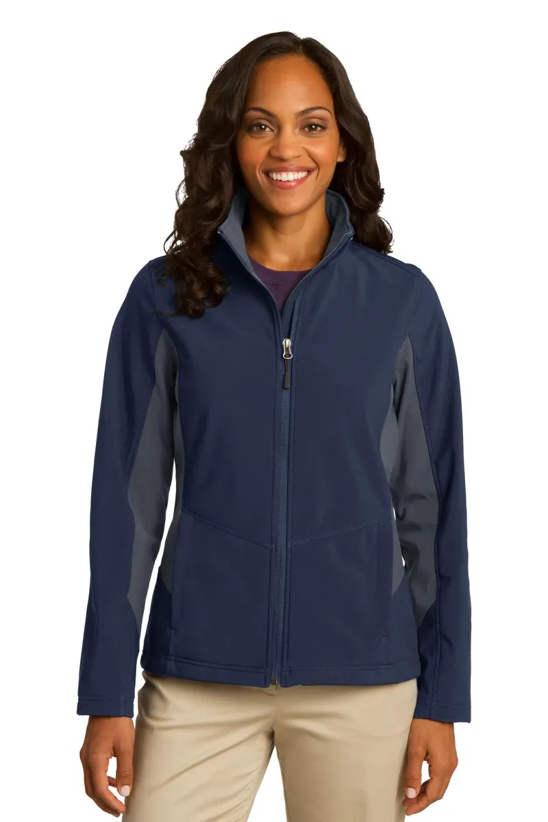Port Authority® Women's Core Colorblock Soft Shell Jacket. L318 - additional view 1
