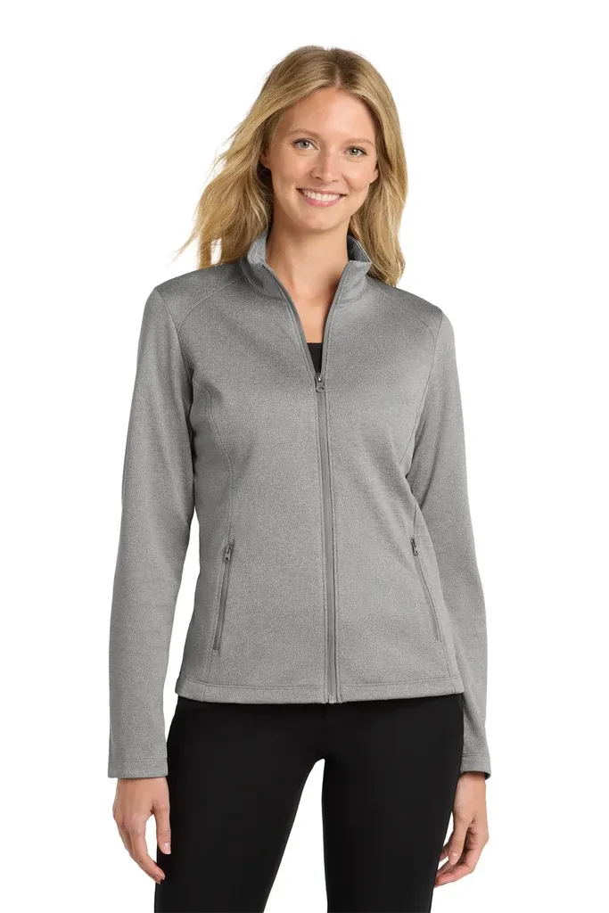 Port Authority ® Women's Diamond Heather Fleece Full-Zip Jacket L249