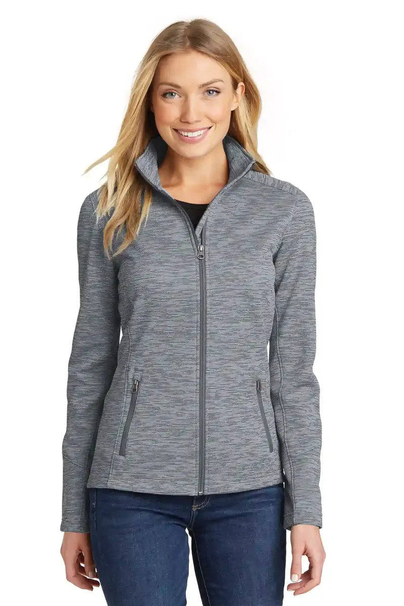Port Authority® Women's Digi Stripe Fleece Jacket. L231 - additional view 3