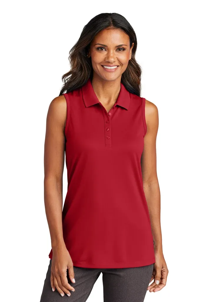 Port Authority® Women's Dry Zone® UV Micro-Mesh Sleeveless Polo LK110SV