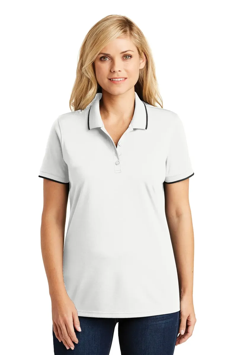 Port Authority® Women's Dry Zone® UV Micro-Mesh Tipped Polo. LK111 - additional view 1