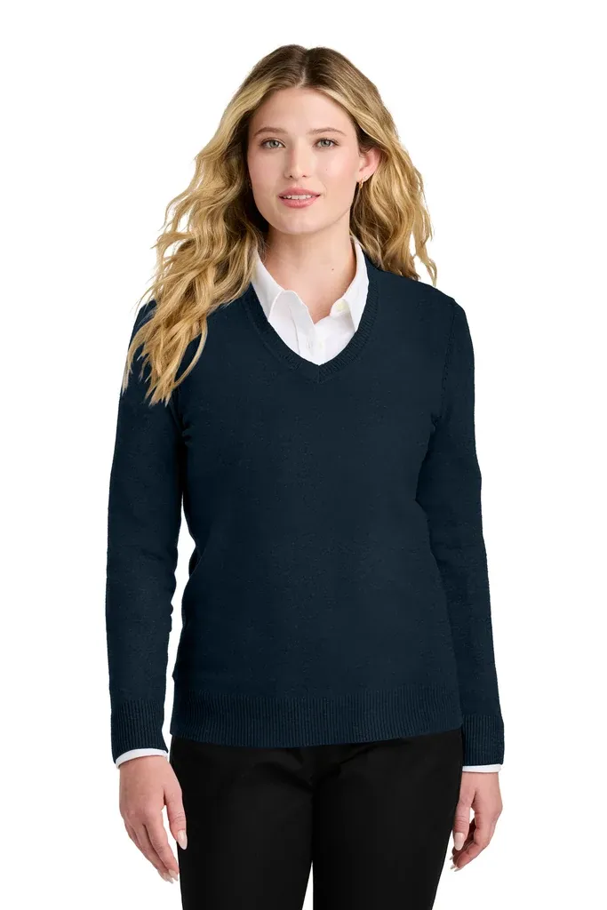 Port Authority® Women's Easy Care V-Neck Sweater LSW2850 - additional view 2