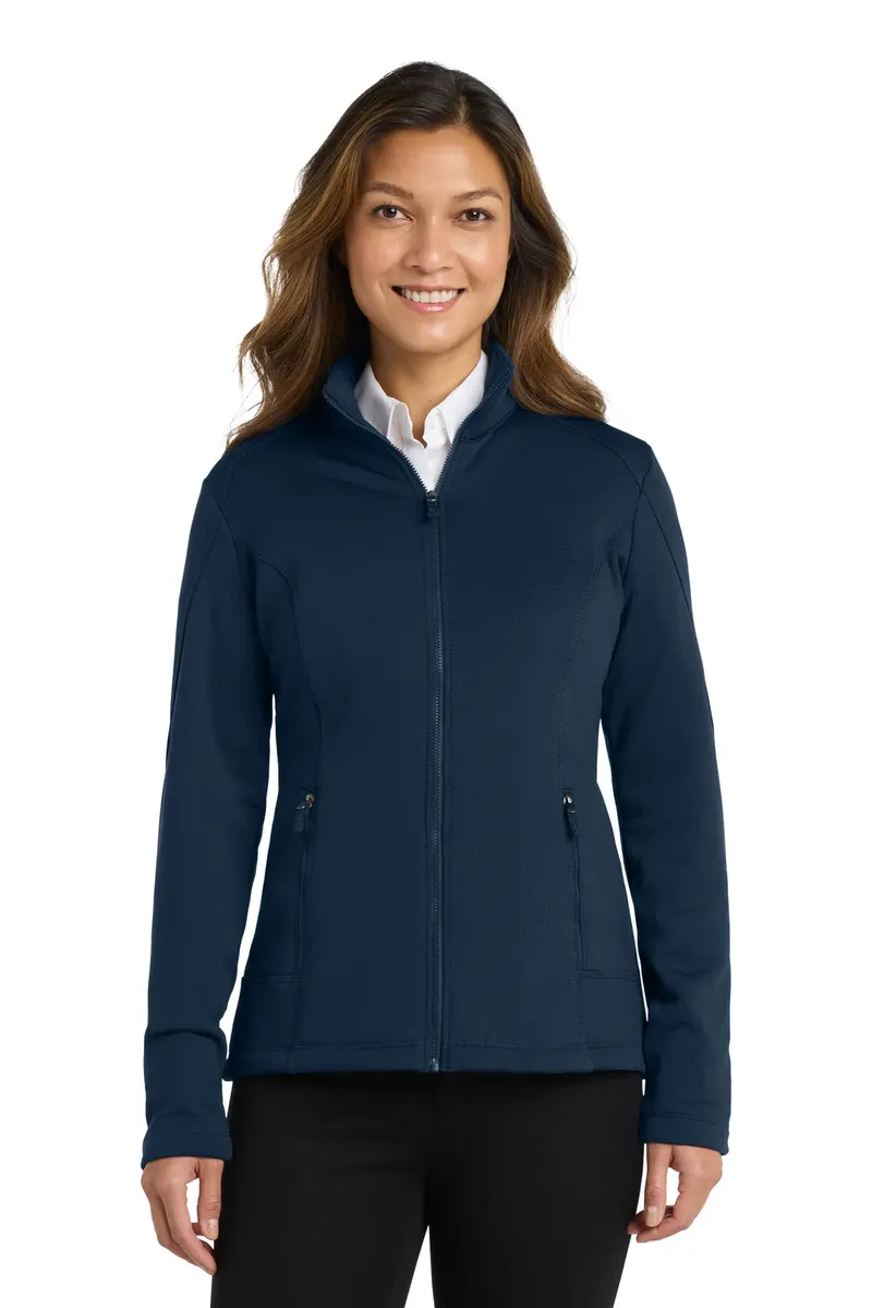 Port Authority ® Women's Grid Fleece Jacket. L239 - additional view 1